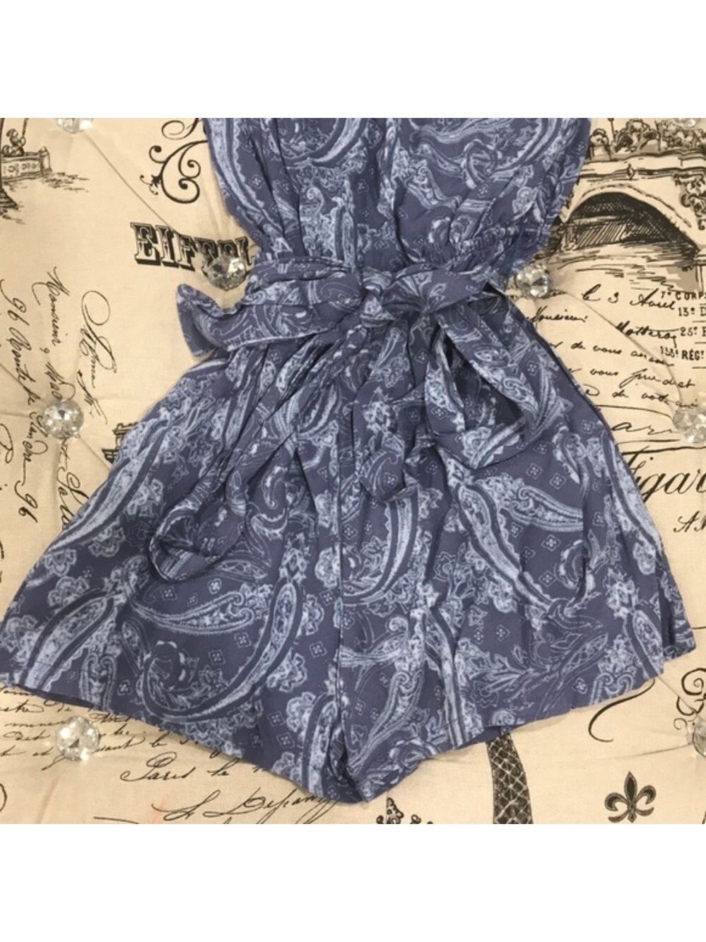 Mimi Chica Ruffle One-Shoulder Romper - Picture 2 of 5
